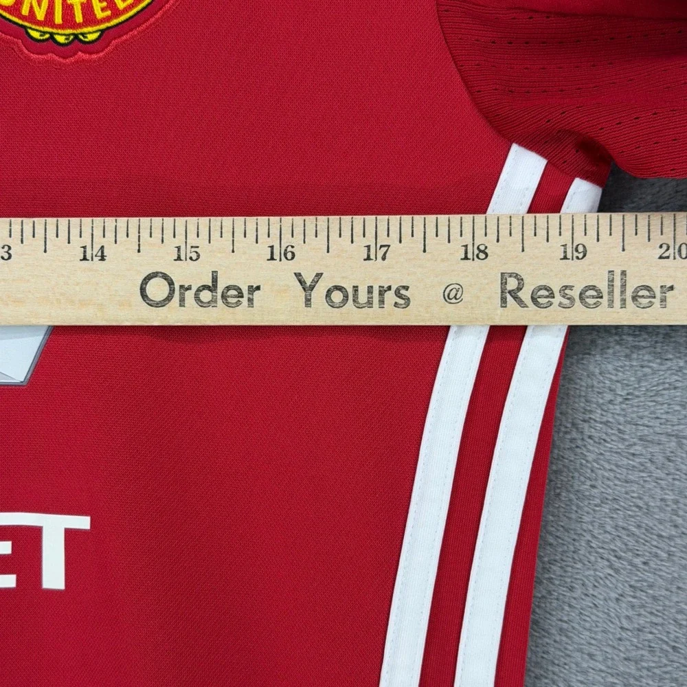 Adidas Manchester‎ United 2016-17 Home Jersey Mens Small Red Long Sleeve AI6718